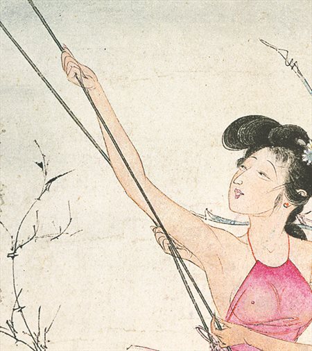 徐闻-胡也佛的仕女画和最知名的金瓶梅秘戏图